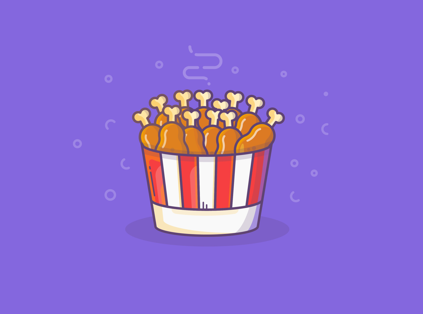 KFC Chicken Bucket by The Simple Designers on Dribbble