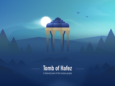 Tomb Of Hafez app art awards ceremony hafez illustration top ui ux