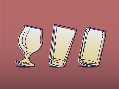 IPA Day beer glass illustration ipa ipa day