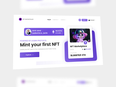 UI design for NFT Marketplace
