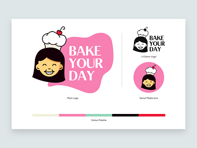 Bake Your Day - Brand Identity branding food logo