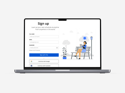 Sign up form design product design ui ui design