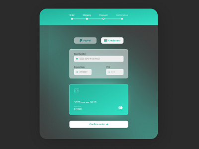 Credit card checkout credit card checkout daily ui dark design form typography ui ux web design