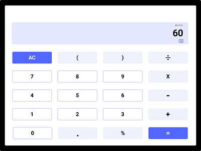 Tablet Calculator dailyui 004