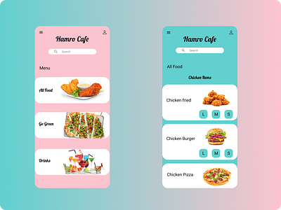 Food/Drink Menu dailyui 043