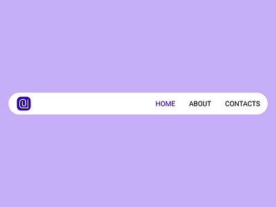 Header navigation #053 dailyui053