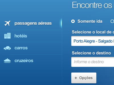 Book flights button form input menu search ui