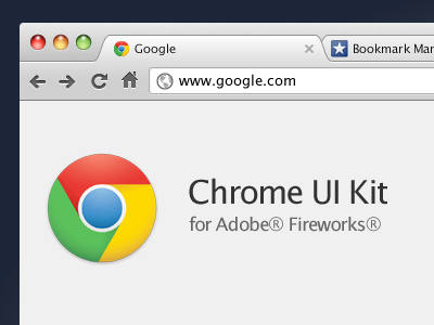 Freebie: Chrome UI for Fireworks