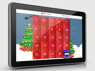 Advent Calendar Marketing campaign 2013 App & Web Design 2013 advent app application calendar web