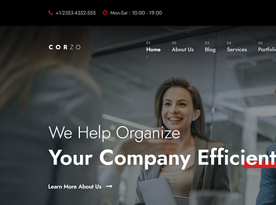 Corzo - Consulting & Finance HTML Template HTML5 Website Templat technology