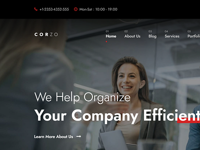 Corzo - Consulting & Finance HTML Template HTML5 Website Templat