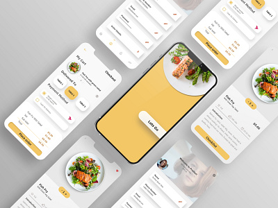 Online Food Ordering System app design graphic design icon ui ux