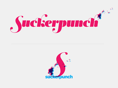 Suckerpunch Branding branding logo studio branding typography wordmark