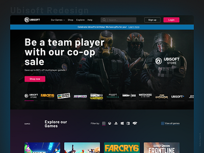Ubisoft's Website Redesign