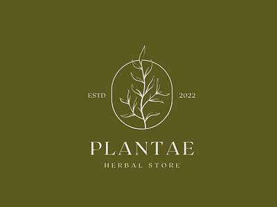 Botanical Store Luxury Logo