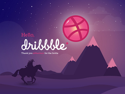 Hello Dribbble debut first shot hello hello dribbble illustration ui uiux ux