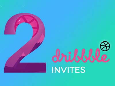 2 Dribbble Invites