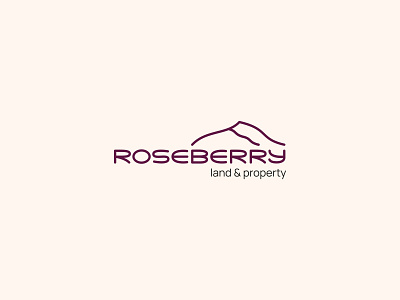 Roseberry logo branding calligraphy graphic design identity illustrator lettering logo logo maker logotype pen tool real project typogaphy typography logotype