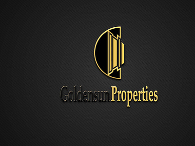 Goldensun Properties Logo Design