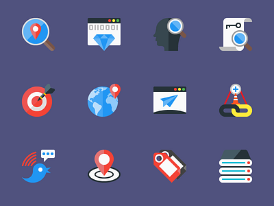 SEO Flat Icons ai eps flat free freebie freebies icon icons psd seo vector