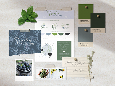 Tweeten Nutrition - Branding Style Board with Logos