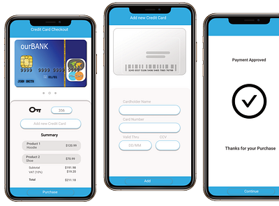 Credit Card Checkout app credit card checkout design graphic design illustration ui ux