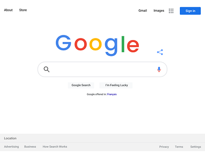 Google Search daily ui dailyui design dribble google google homepage graphic design search search bar search button ui ux