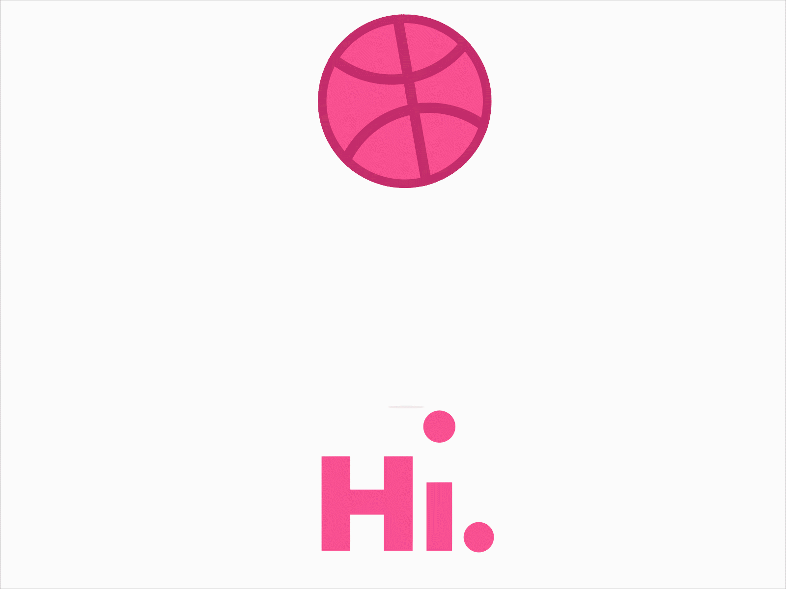 Hi Dribbble. #1 animation illustrator motion graphic