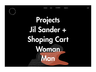 JIL SANDER branding des design graphic design typography ui ux