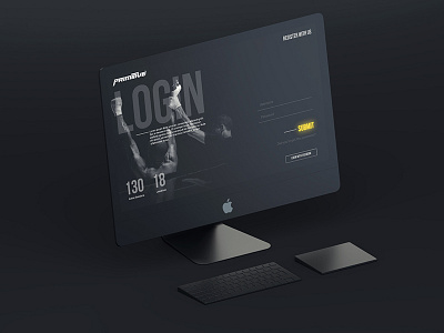 minimal login page black and white dark login minimal sign in typography ui ux webportal website