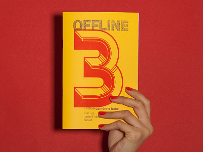 Offline Zine colfax design diy finkl offline print red self initiated series yellow zine