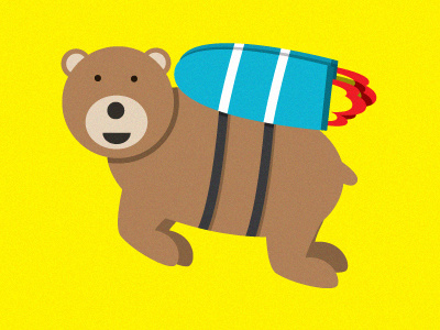 Mr. Bear bear jetpack zoom