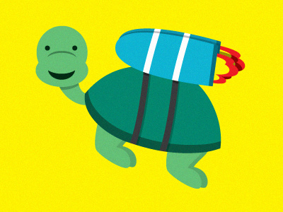 Mr. Turtle jetpack turtle zoom