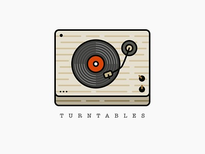 ICON - Turntables classical icon music player record turntables vinyl
