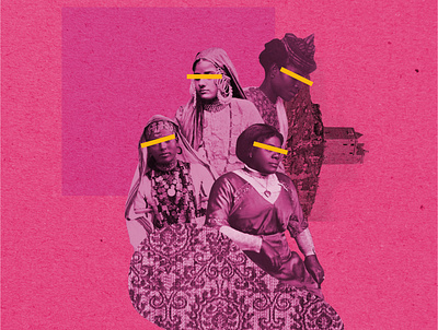 eternal queens collage dadaism illustration mixed media remix