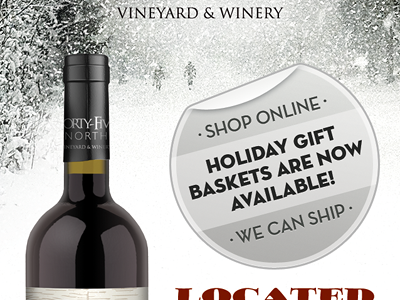 Magazine Ad ad advertisement snow stamp sticker wine winery