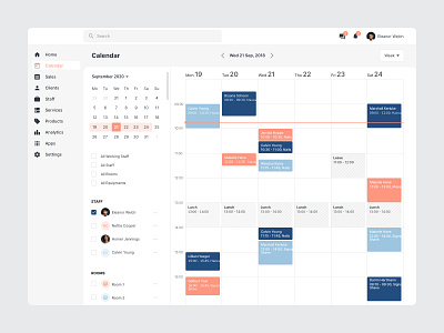 Scheduler Desktop App app appointments booking calendar calendar design calendar ui clean erp reserve schedule schedule app scheduler scheduling ui ux