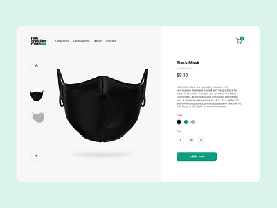 Wear a Mask clean ecommerce ecommerce design fashion interface interfacedesign mask pandemic product details product page shopping stay safe staysafe ui user experience ux wear a mask web design web page web ui
