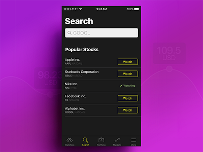 Stocks App