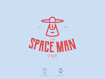 The Space Man Cafe Logo