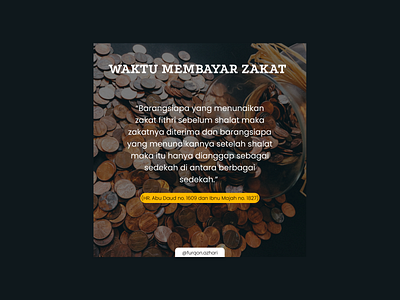 Poster Waktu Membayar Zakat