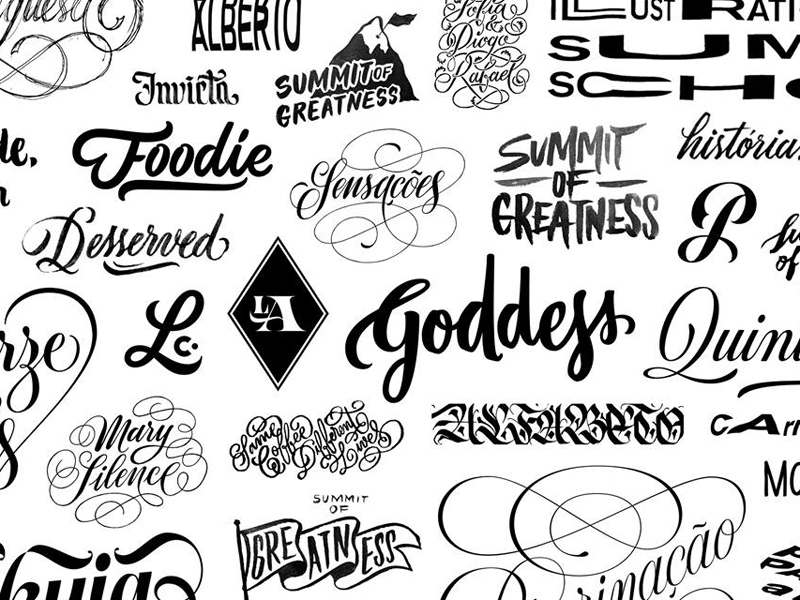 Logos & Letterings by Xesta Studio on Dribbble