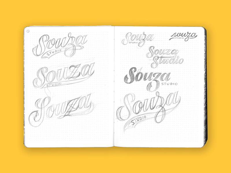 Studio Souza - Sketches calligraffiti calligraphy illustration lettering logo skillsmadeofdouro type typemystyle typography xesta xestaone xestastudio