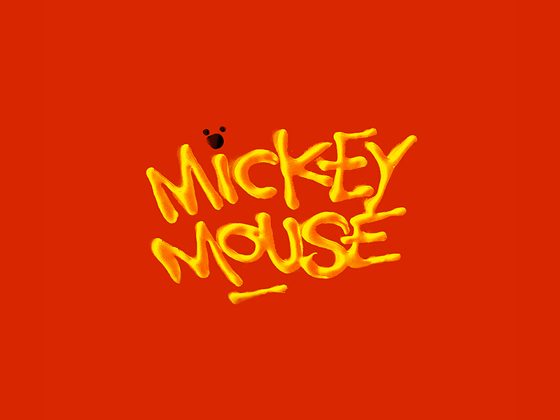 Mickey Mouse branding scriptease caligrafia handstyle xestastudio xestaone xesta typography typemystyle type skillmadeoddouro logo illustration calligraphy calligraffiti