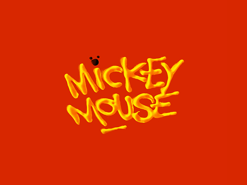 Mickey Mouse branding caligrafia calligraffiti calligraphy handstyle illustration logo scriptease skillmadeoddouro type typemystyle typography xesta xestaone xestastudio
