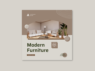 Furniture sale instagram post canva template canva design furniture graphic design instragram modern post sale social media template