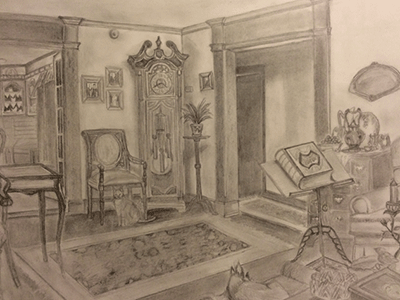 Living Room Drawing