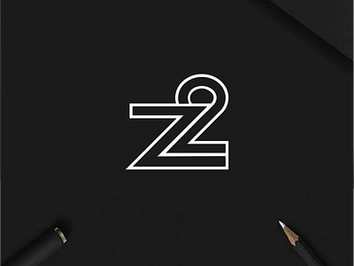 MONOGRAM Z2 brand design brand mark branding design graphic design lettering lineart logo logo logo maker logodesign logomaker luxury logo modern logo monogram monoline logo motion graphics osean logo top design top logo z2 logo