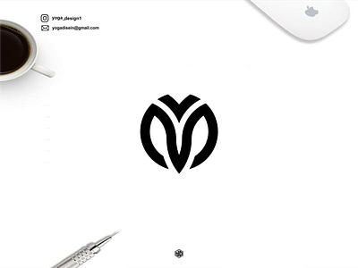 VM MONOGRAM LOGO CONCEPT apparel brand brand design brand mark branding clothing design graphic design icon illustration lettering logo monogram motion graphics symbol ui usa vector