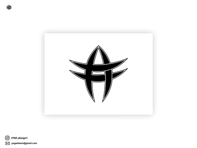 AF MONOGRAM LOGO CONCEPT